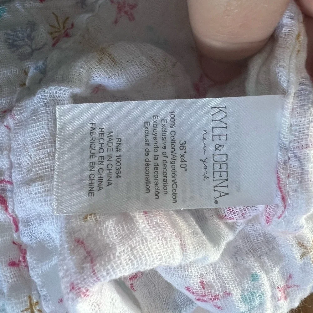 Kyle & Deena under the sea print jellyfish muslin‎ infant blanket  baby swaddle